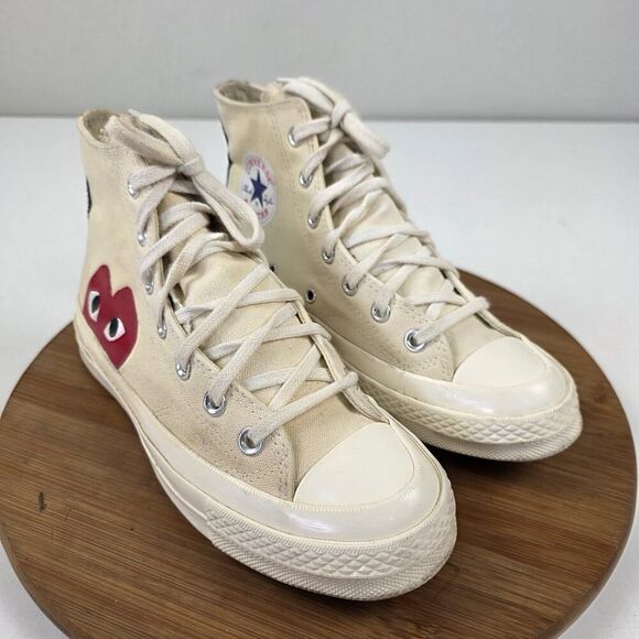 Converse Chuck Taylor All Star Play Comme des Garçons Shoes women's Size 7 Heart - Picture 6 of 16